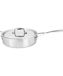 Demeyere Essential 5-ply 3-qt Stainless Steel Saute Pan with Lid