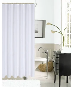 Dainty Home Exclusive Spa 251 Hotel Collection Waffle Shower Curtain