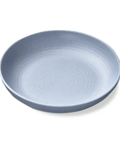 Light Blue Brooklyn Melamine Brooklyn Melamine Plastic Dinning Butter/Bread Plate Dishwasher Safe Indoor/Outdoor 9.5x9.5 inch