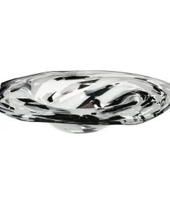 Elk Home Gisli Black Finish Glass 16.5 Inch Wide Bowl