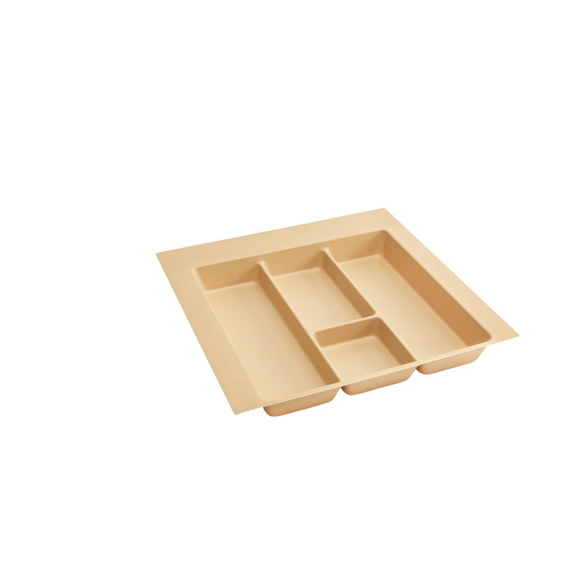 Extra Large Almond Polymer Utility Tray - 21.88"W x 21.25"D x 2.38"H