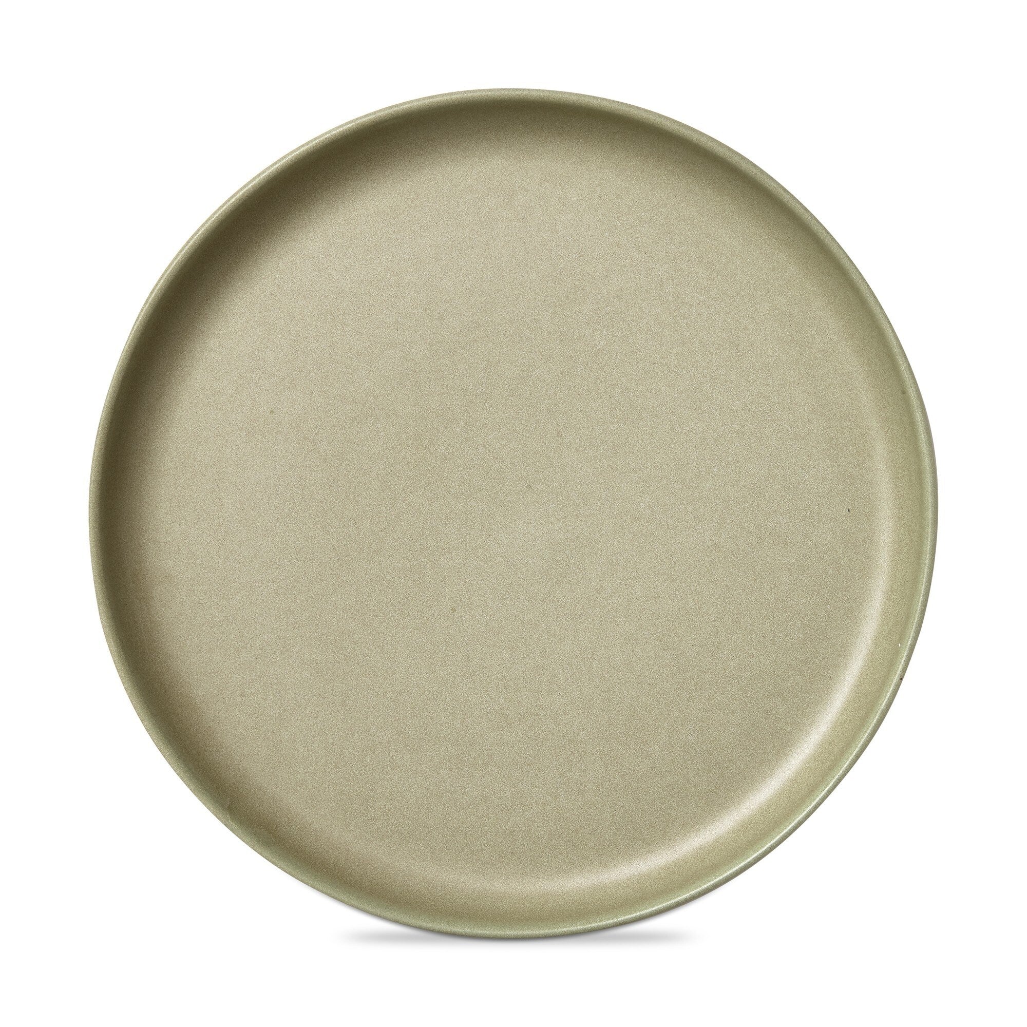 Logan Dinner Plate Stoneware Dishwasher Safe Sage, 11 inch. Set 4