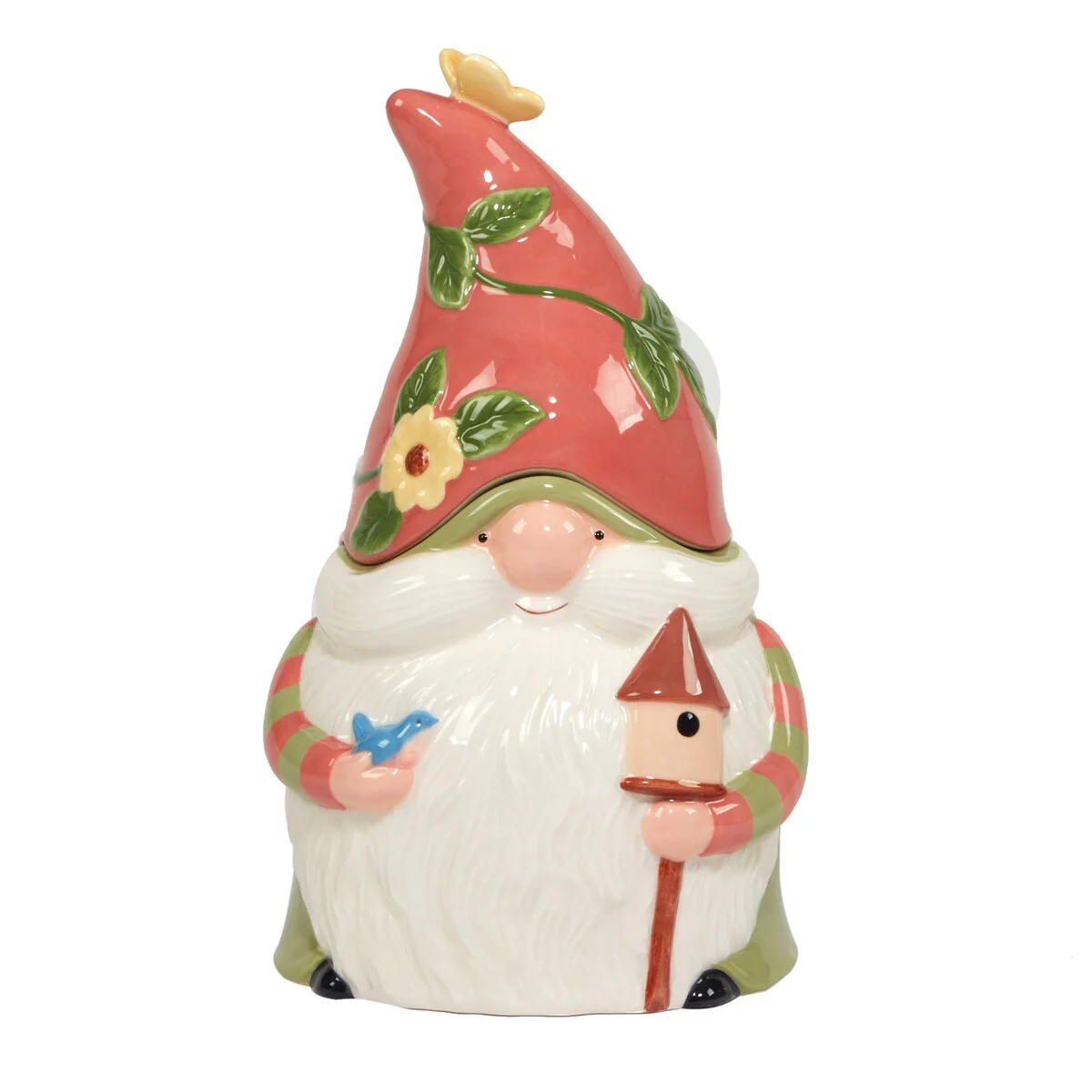 Certified International Garden Gnomes 50 oz. 3-D Cookie Jar - 50oz