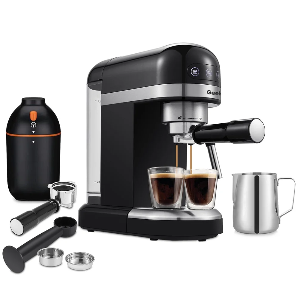 Espresso Machine 20 Bar Pump Pressure 350W High Performance - 12.9 X 5.3 X 12.6 inchs(LXWXH)