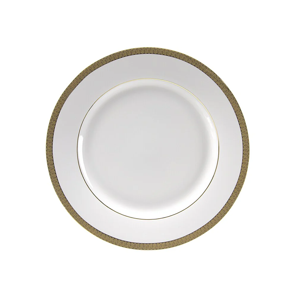 10 Strawberry Street Luxor Gold Luncheon Plate (Set of 6)