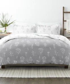 Becky Cameron Ultra Soft Botany Floral 3-Piece Reversible Duvet Cover Set