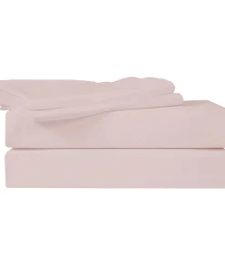 Just Linen 400 TC 100% Egyptian Cotton Sateen, Solid Colours, Queen Sheet Set with Deep Pocketed Fitted Sheet