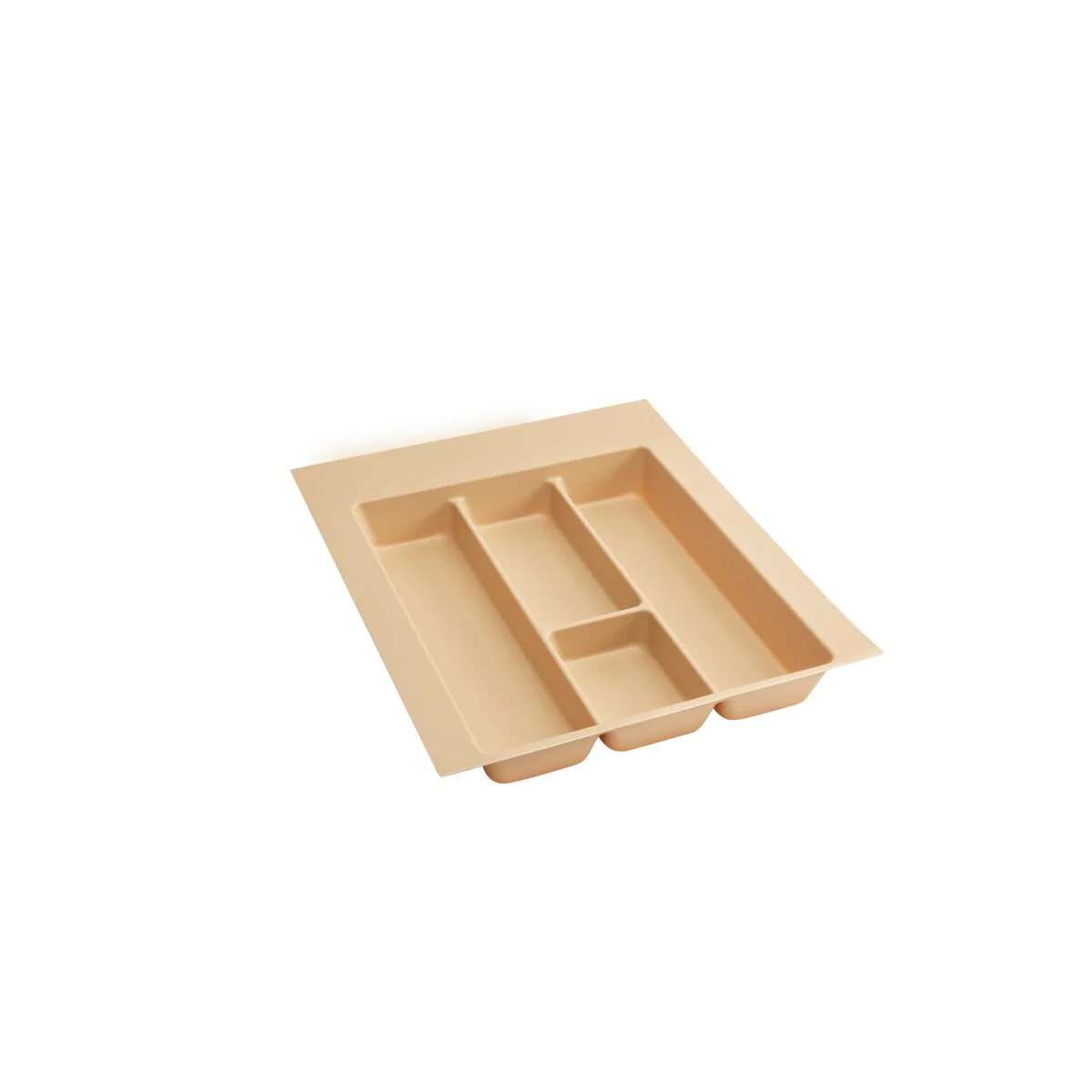 Large Almond Polymer Utility Tray - 17.5"W x 21.25"D x 2.38"H