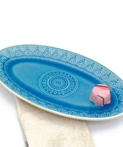 Euro Ceramica Fez 14.5" Oval Platter