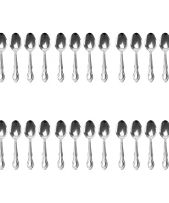 Abbie 24 Piece Stainless Steel Teaspoon Set