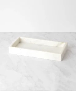 Aurora Home Marble Rectangle Tray