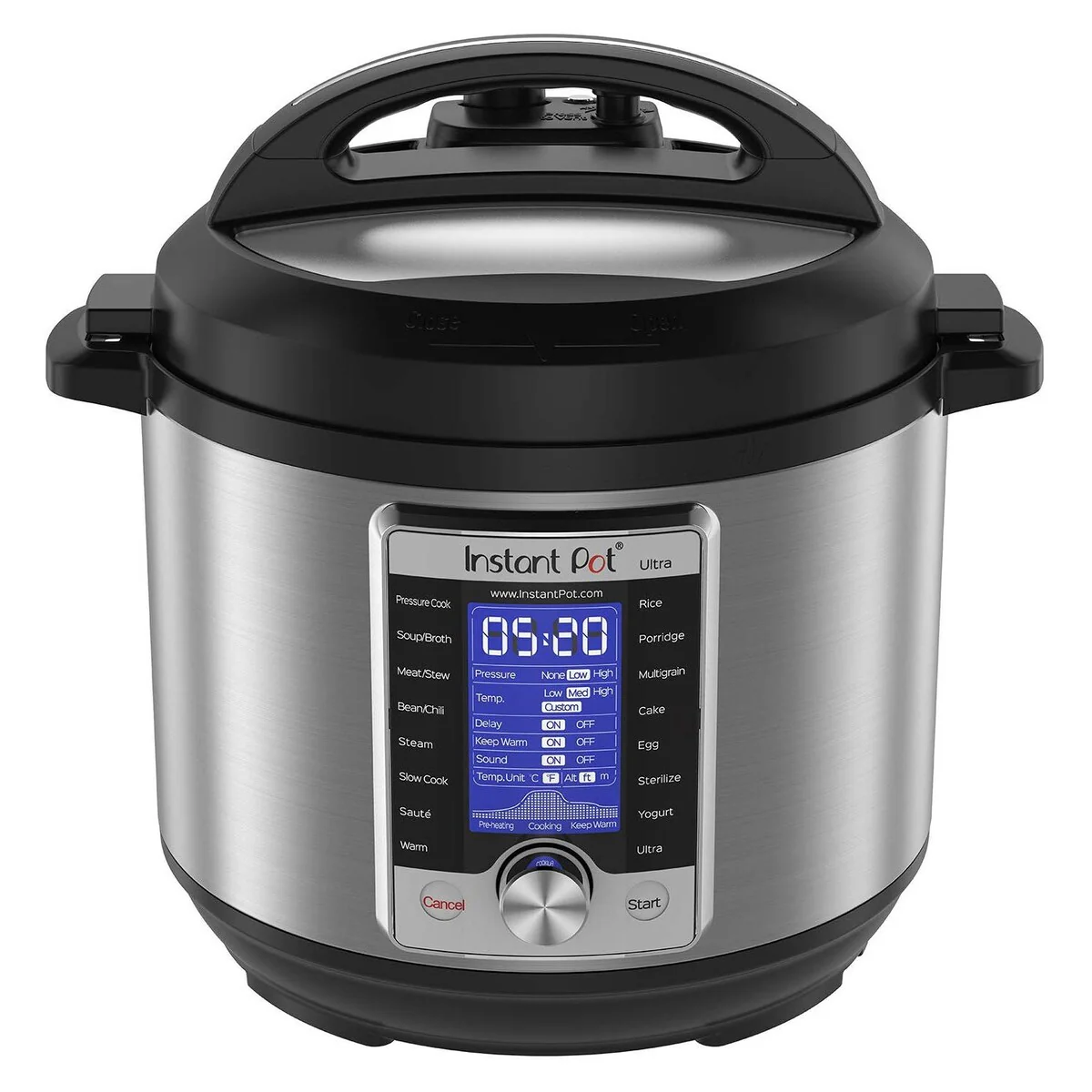 10-in-1 Pressure Cooker,  6 Quart Slow Cooker, Rice Cooker, Yogurt Maker, Cake Maker, Egg Cooker, Sauté, and more, Includes App