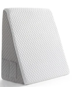 Bed Wedge Pillow Acid Reflux, Washable Cover, Memory Foam 24" x 24" x 12"
