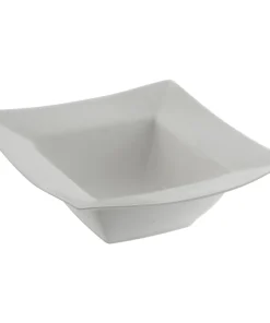 10 Strawberry Street Whittier White Square 7-inch Rimmed Bowls (Set of 2)