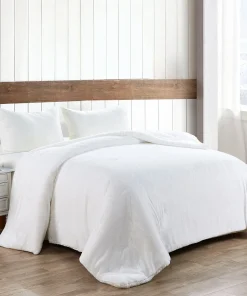 Home Soft Things Solid FauxFur Sherpa Bed blanket