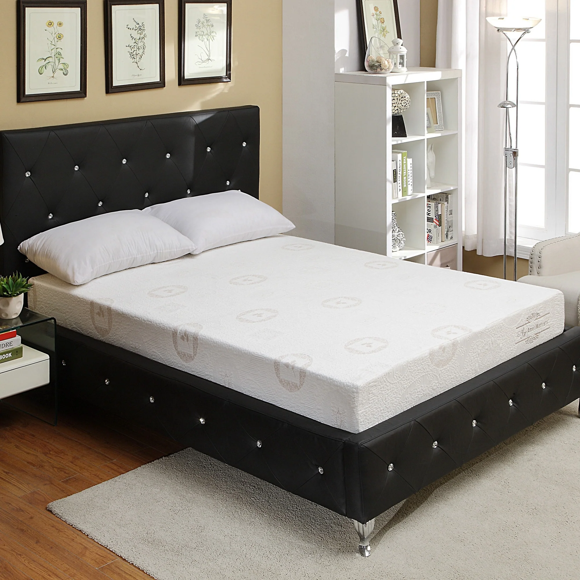 10-inch High Green Tea Infused Memory Foam Comfort Mattress