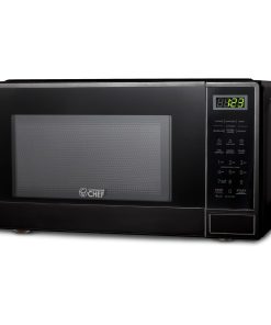 COMMERCIAL CHEF 0.6 Cubic Foot Microwave with 6 Power Levels, Small Microwave with Grip Handle, 700W Countertop Microwave with 30 Minute Timer and Mechanical Dial Controls, White