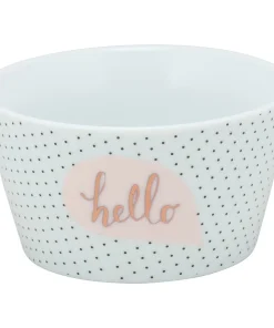 10 Strawberry Street The Goodies Bowl Hello Porcelain Polka-dot Bowls (Pack of 4)