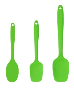 3pcs Silicone Spatula Heat Resistant Rubber Scraper for Cooking Baking - 3 Pcs