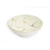 Classic Touch 9" Marbleized Porcelain Bowl - 9 X 9