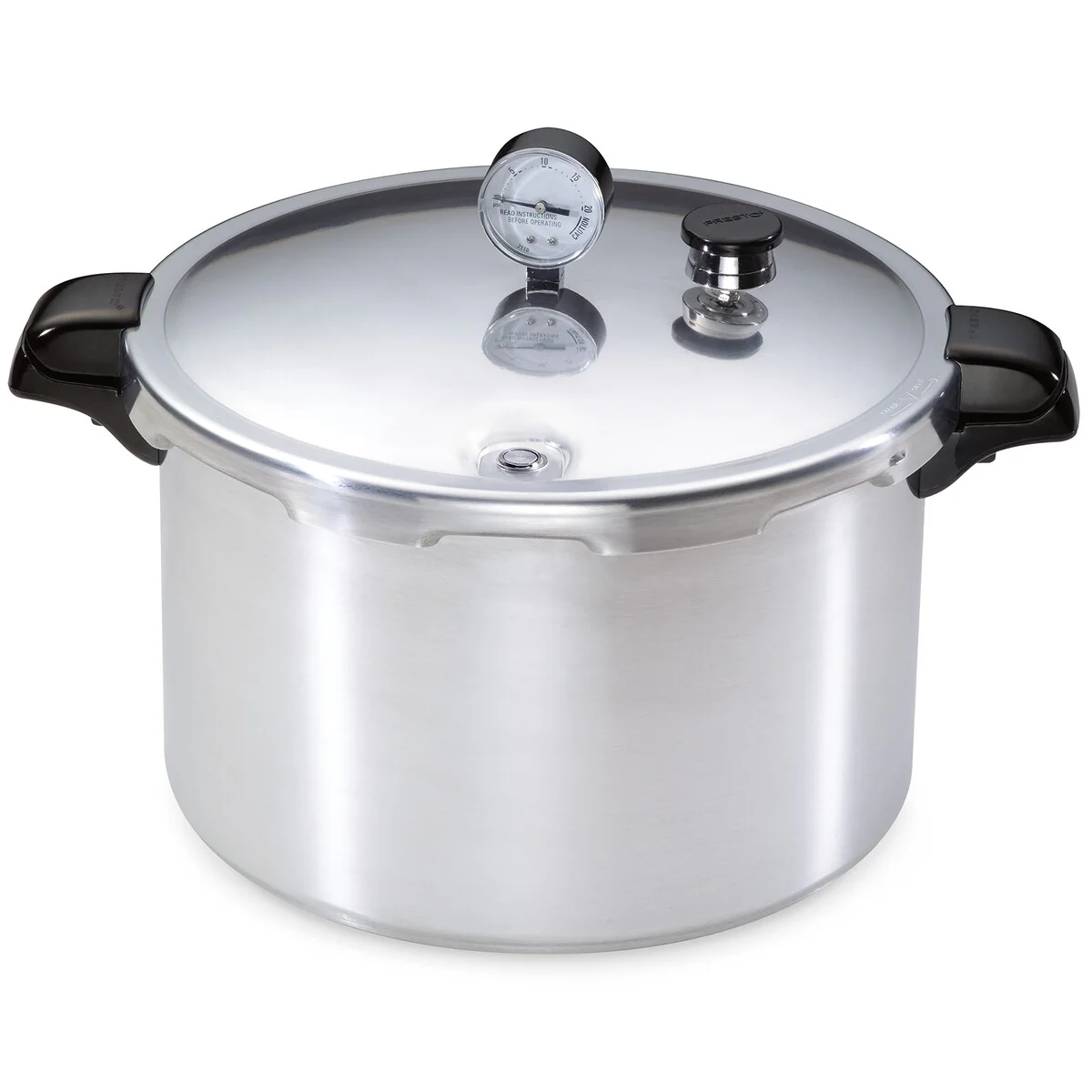 16-Quart Aluminum canner Pressure Cooker, One Size, Silver