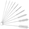 Long Straw Brush Nylon Pipe Tube Cleaner 8.2ihch Set of 10
