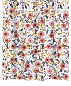 Bath Bliss Shower Curtain Floral Design