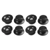 Cookware Black Plastic Cooking Pot Cover Knob Pan Lid Handle Grip 8pcs - 6 x 3.5cm/2.4" x 1.4"(Max.D*H)