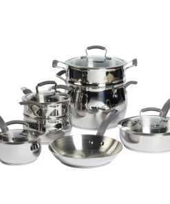 Epicurious 11Pc Stainless Steel Cookware Set