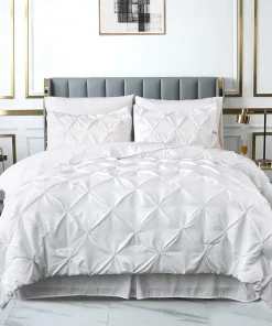 8 Pieces Pintuck Comforter Set
