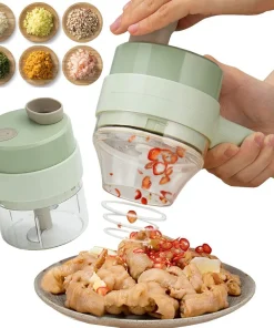 4 In 1 Handheld Electric Vegetable Slicer