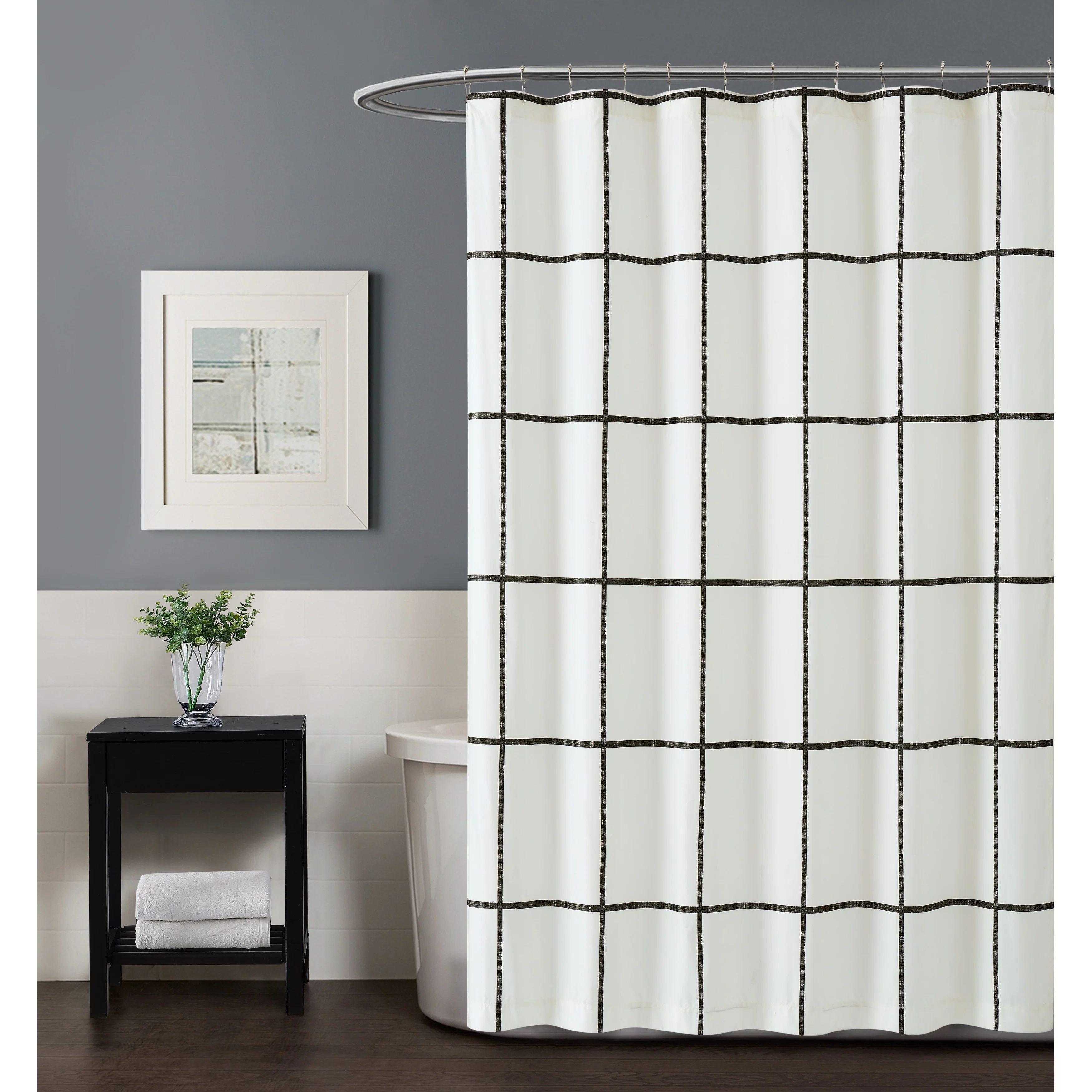 Carson Carrington Tomsarfve Windowpane Shower Curtain