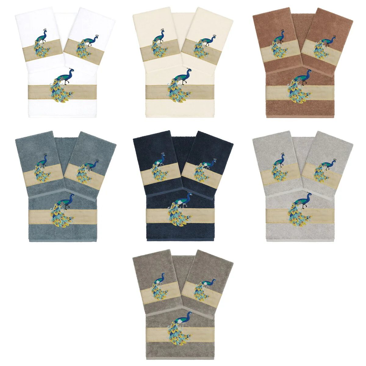 Authentic Hotel and Spa Turkish Cotton Penelope 3PC Towel Set