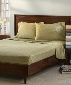 Italian Paisley 600 Thread Count Cotton Blend Pillowcases (Set of 2)