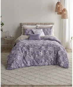 Anne Klein Halsbury Comforter Set Lavender