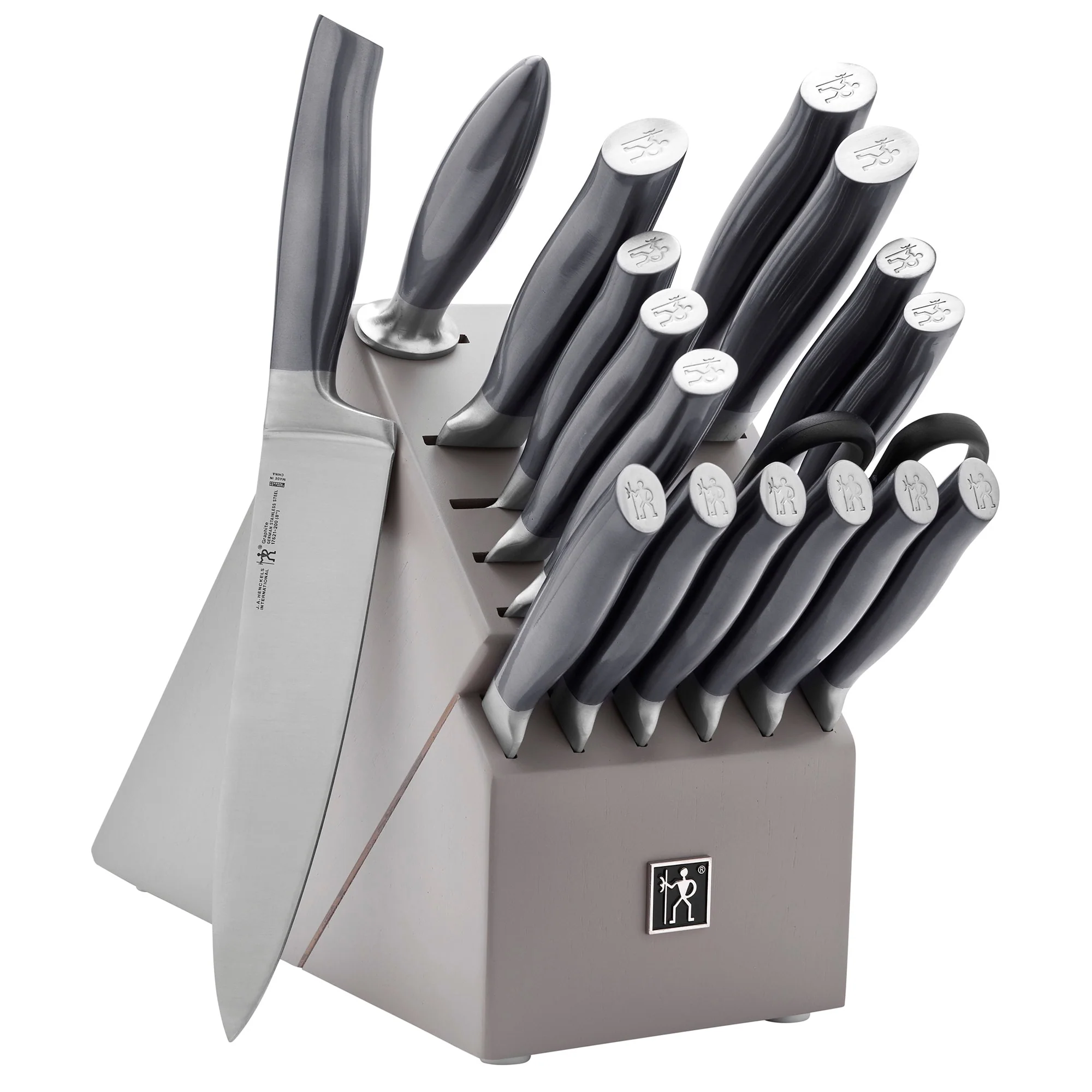 Henckels Graphite 18-pc Knife Block set - Grey