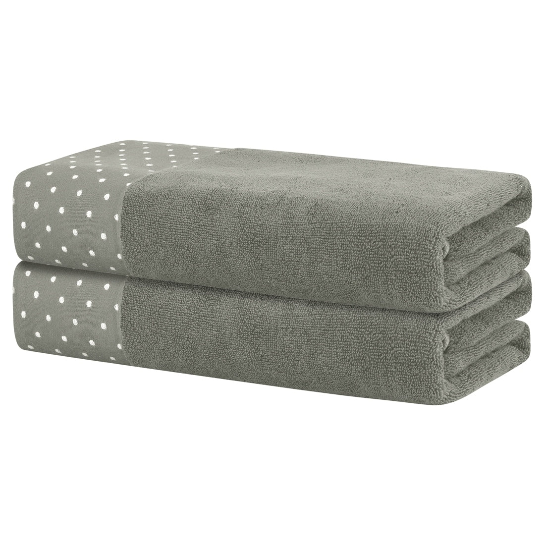 2 Pack Cotton Bath Towels, Lightweight and Quick Drying Towels for Bathroom, Hotel, Gym 28" x 56"