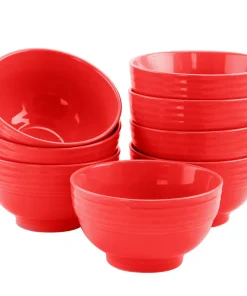 22 Ounce Bowls 8 Piece Set in Cherry