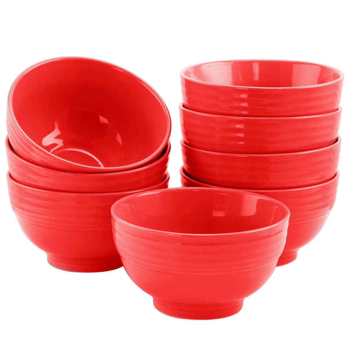 22 Ounce Bowls 8 Piece Set in Cherry