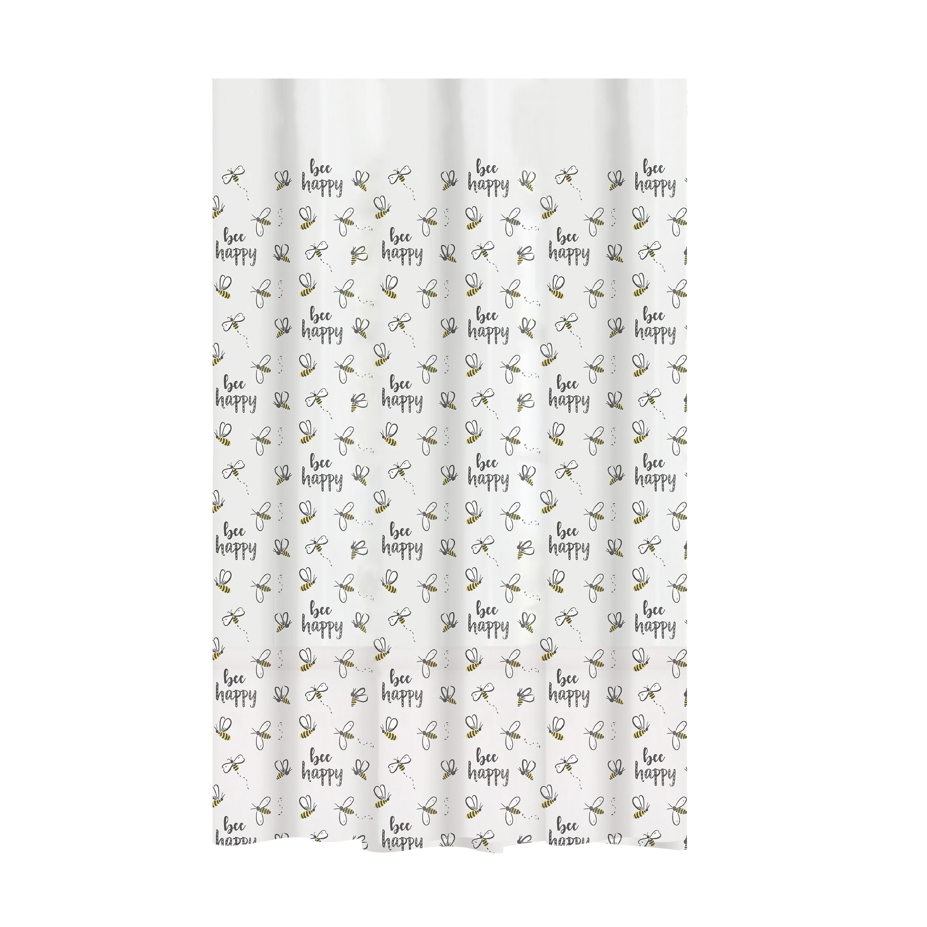 Bath Bliss Shower Curtain Bee Happy Design