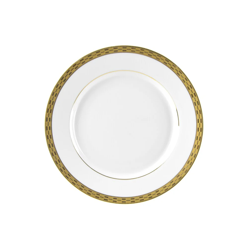 10 Strawberry Street Athens Gold Salad/ Dessert Plate (Set of 6)