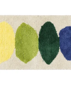 Bathroom Rugs, Soft Plush Bath Mats Non Slip Printing Bathroom Mat Quick Dry Reversible Microfiber Bath Rugs