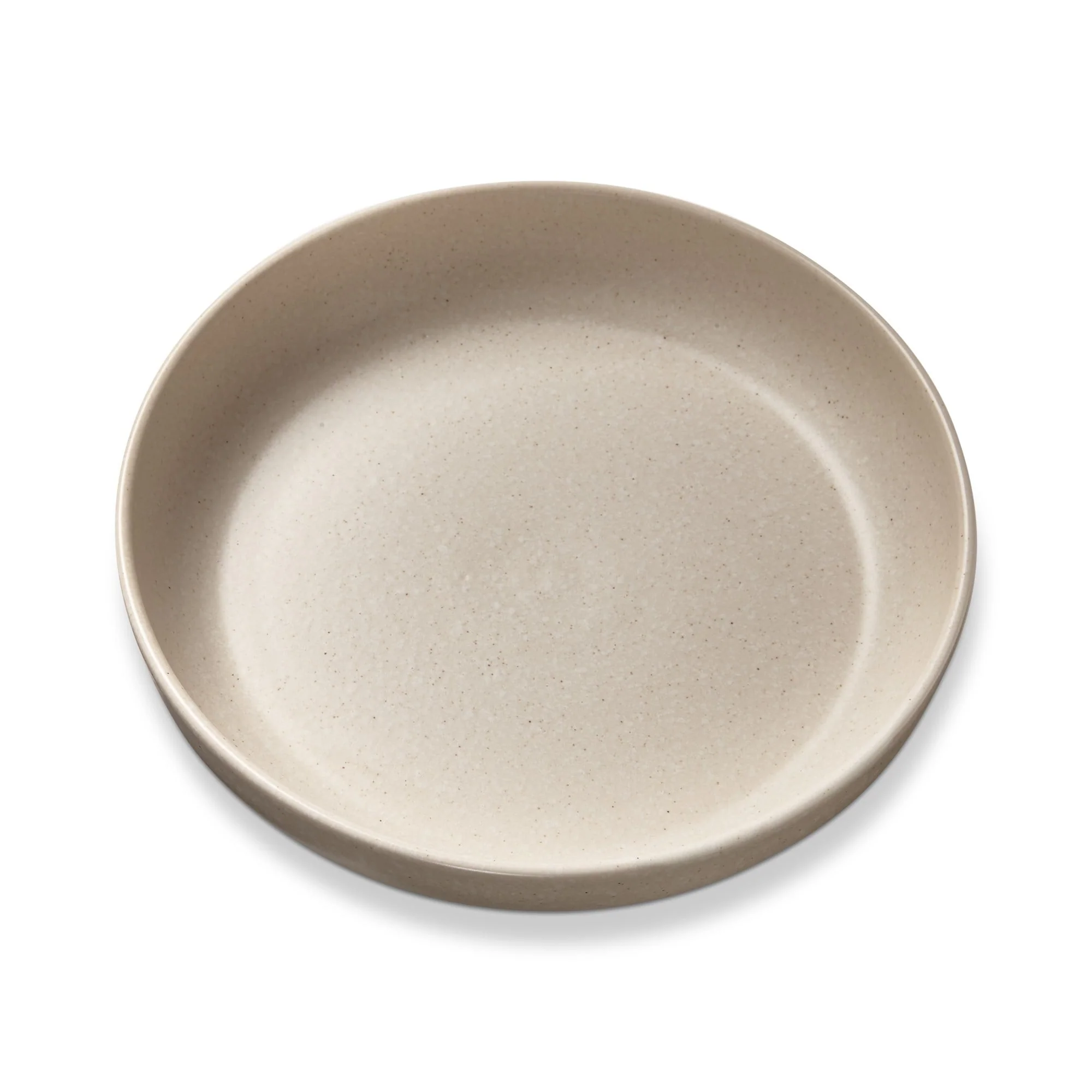 Logan Dinner Serving Bowl Stoneware Dishwasher Safe Cream, 9 inch, 41 oz, - Beige