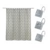 Avanti Linens Galaxy Shower Curtain & Hook Set