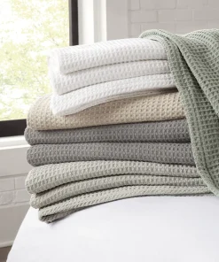 Aston & Arden Waffle Weave Cotton Blanket