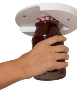 Jar Opener Under Cabinet Multi Function Easy Grip Jar Opener