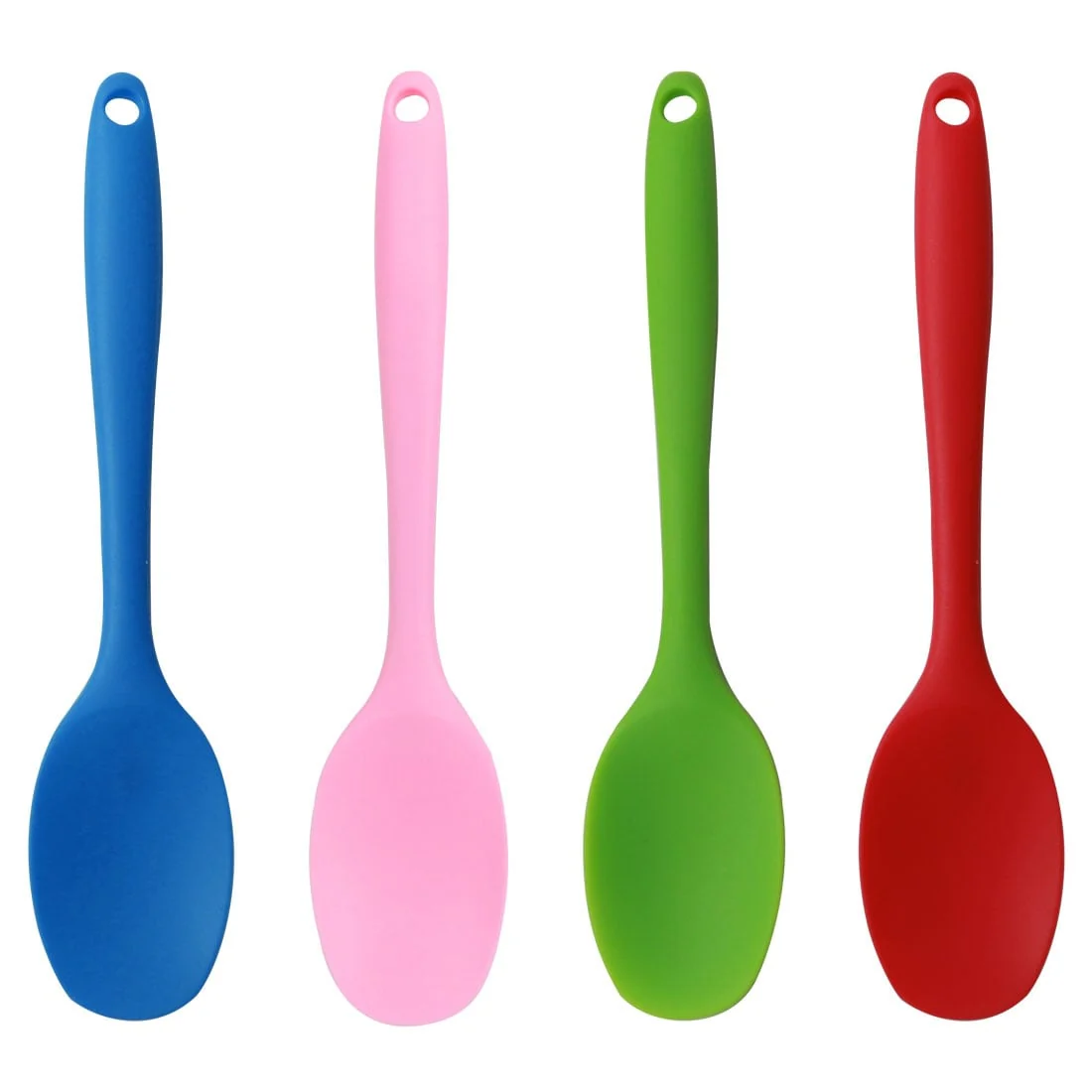 4 Pcs Silicone Heat Resistant Non-scratch Turner Non Stick Spatula - 21 x 4cm/8.3" x 1.57"(L*W)