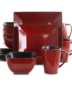 Elama Modern Loft 16 Piece Dinnerware Set