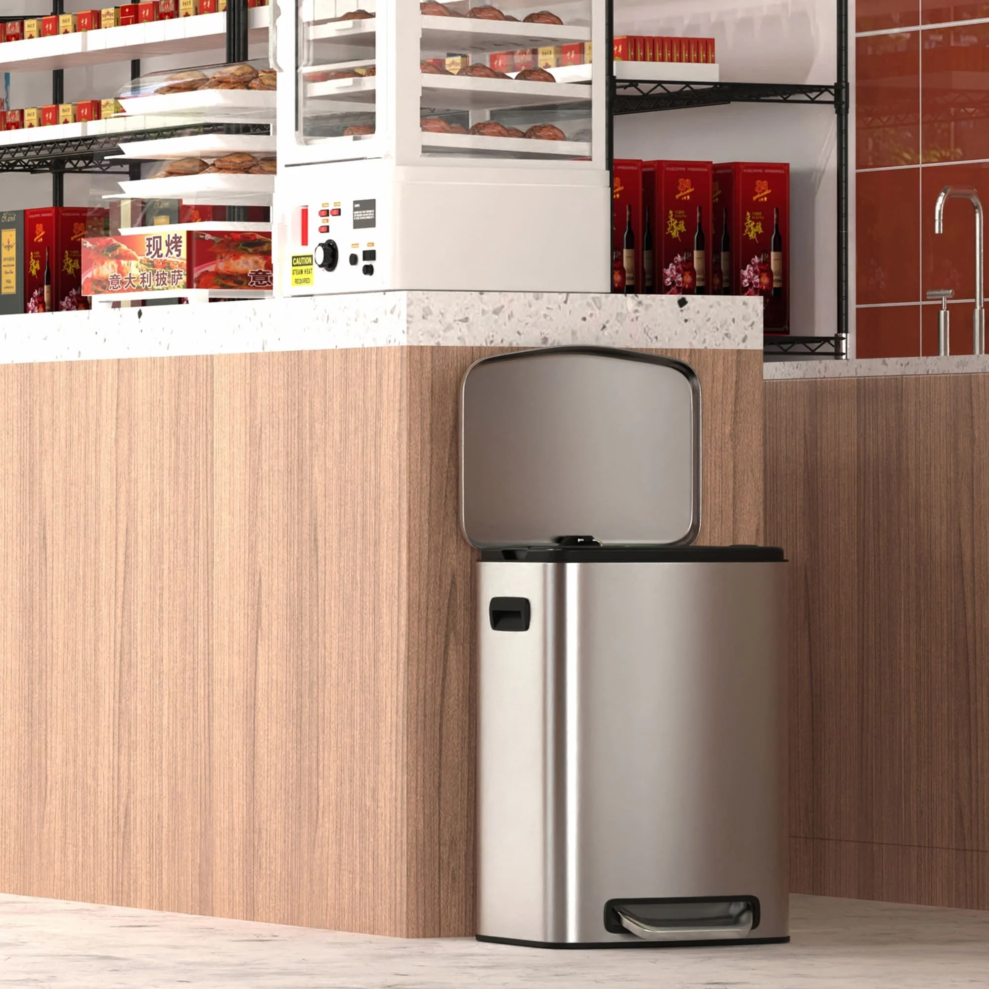 13 Gallon 50L Kitchen Trash Can