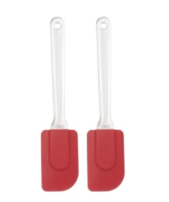 2pcs Flexible Silicone Spatula Heat Resistant Non Stick for Cooking - 9.6" x 1.9"(L*W)